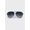Blue aviator sunglasses