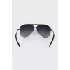 Blue aviator sunglasses