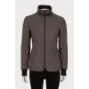 Reversible cashmere jacket