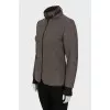 Reversible cashmere jacket