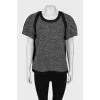 Wool and silk blouse