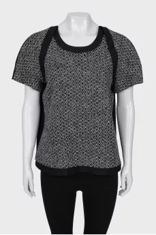 Wool and silk blouse