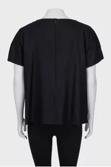 Wool and silk blouse