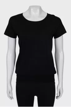 Black slim fit t-shirt