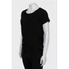 Black slim fit t-shirt