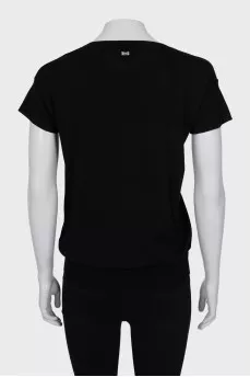 Black slim fit t-shirt