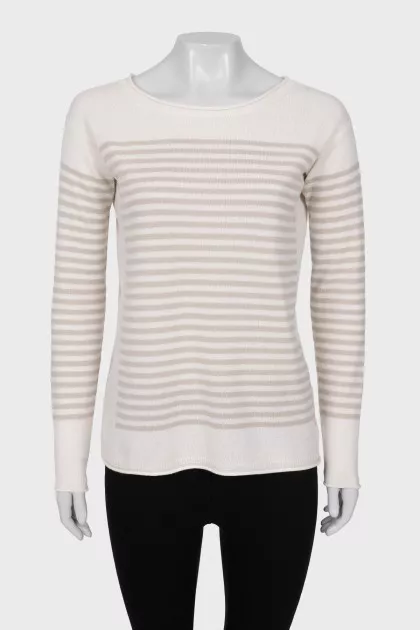 Striped cashmere jumper