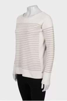 Striped cashmere jumper
