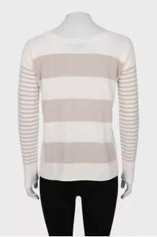 Striped cashmere jumper