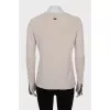 Beige fitted jumper
