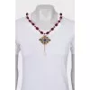 T-shirt decorated with crystals