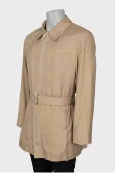 Men's silk cloak