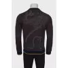 Men's sweatshirt in dark red