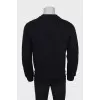 Men's sweatshirt with embroidered monogram