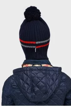 Детская трикотажная шапка