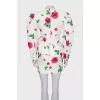 Floral print dress with peplum