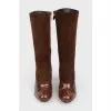 Boots with suede uppers