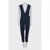 Plaid jumpsuit with trousers