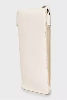 Crossbody case with brand logo