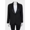 Single-breasted jacket with tag