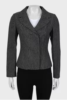Vintage grey printed jacket
