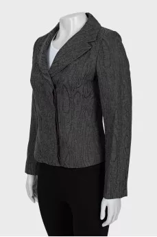 Vintage grey printed jacket