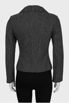 Vintage grey printed jacket