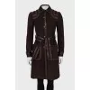 Vintage leather coat
