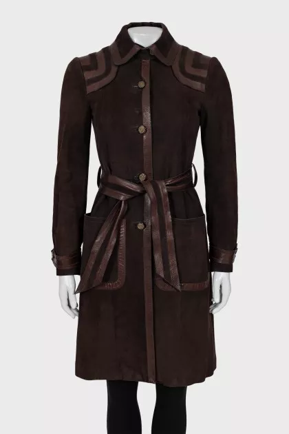 Vintage leather coat