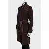 Vintage leather coat