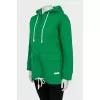 Hoodie with patch pockets