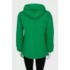 Hoodie with patch pockets