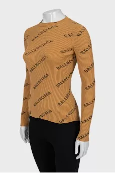 Long sleeve with branded print