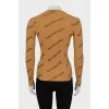 Long sleeve with branded print