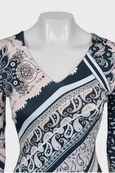 Bodycon printed dress