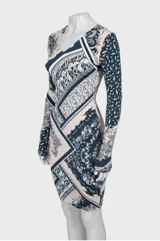 Bodycon printed dress