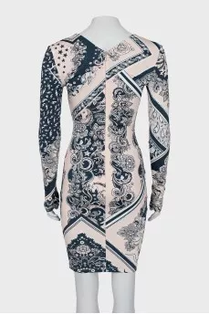 Bodycon printed dress