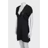 Black dress decorated with lace