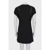 Black dress decorated with lace