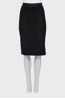 Pencil skirt with elastic band