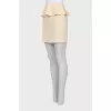 Skirt decorated with a peplum