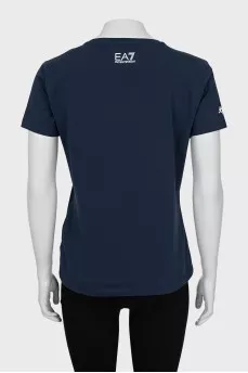 Blue T-shirt with tag