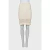 Knitted fitted skirt