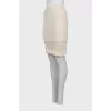 Knitted fitted skirt