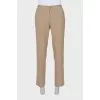 Men's beige trousers with tag