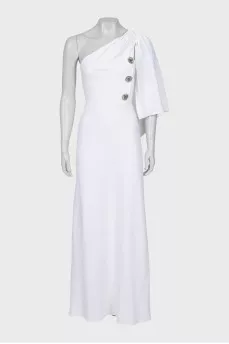 Fitted one shoulder dress