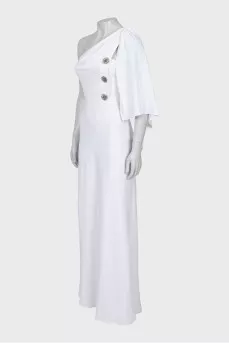 Fitted one shoulder dress