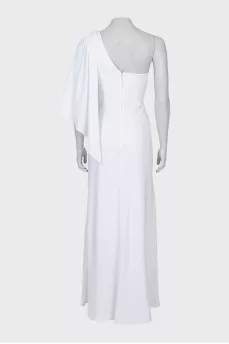 Fitted one shoulder dress