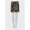 Skirt with accent buttons