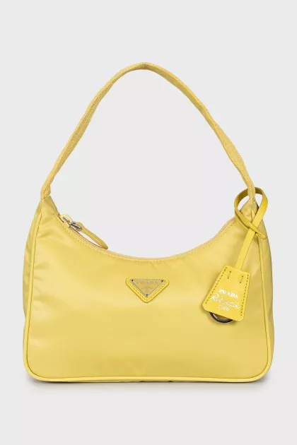 Yellow Re-Nylon Re-Edition 2000 bag